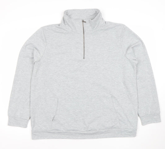Womens UK Size 2XL GRECERELLE Grey Pullover Sweatshirt