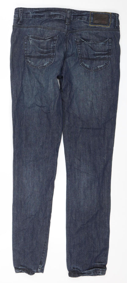 Womens UK Size 28 Superdry Slim Fit Slim Blue Jeans