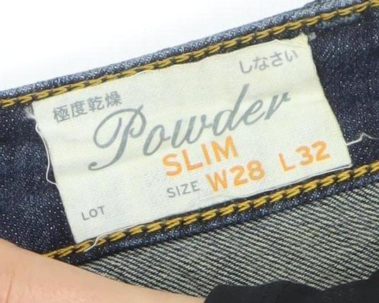 Womens UK Size 28 Superdry Slim Fit Slim Blue Jeans