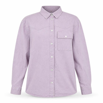 Womens UK Size XS Noisy may Purple Shacket
