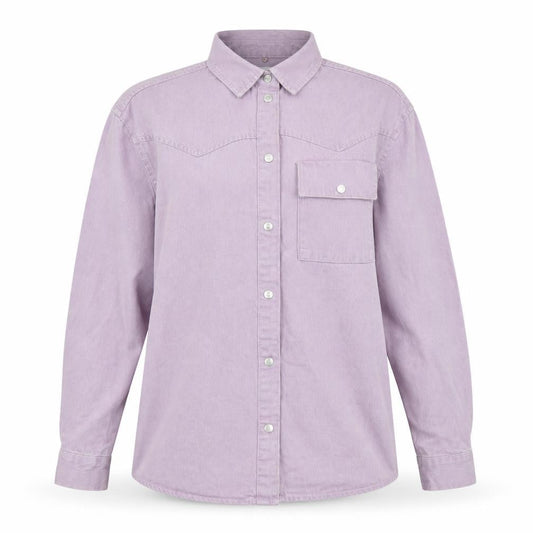 Womens UK Size XS Noisy may Purple Shacket