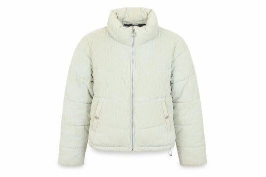 Womens UK Size S Hollister Green Puffer Jacket