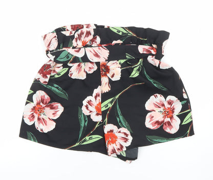 Womens UK Size 8 Influence Regular Fit Paperbag Shorts