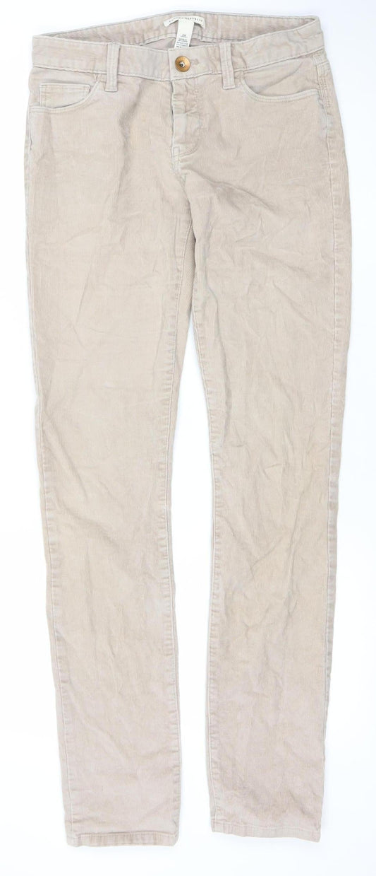 Banana Republic Women's Beige Chino Trousers Size 26 Slim Fit