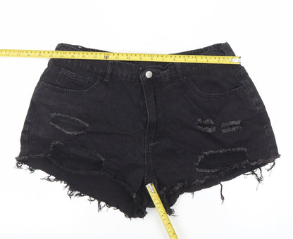 Womens UK Size 2XL SheIn Relaxed Fit Cut-Off Shorts