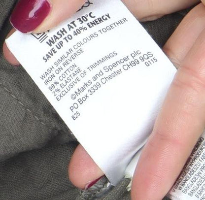 Marks and Spencer Men’s Brown Corduroy Chino Trousers 36L