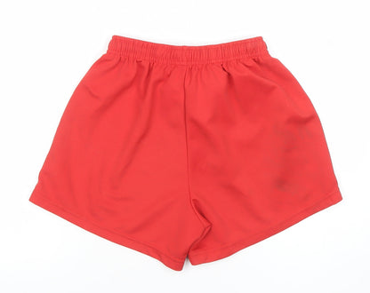 O’Neills Boys Red Athletic Sports Shorts 4 Years Polyester Elastic Waist