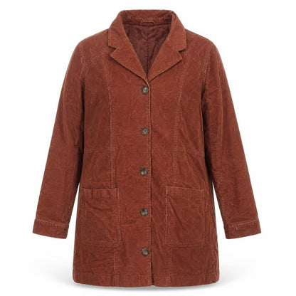 Womens UK Size 12 RVCA Brown Overcoat