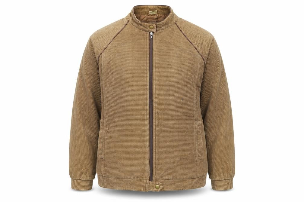 Womens UK Size 20 Top Lady Brown Bomber Jacket