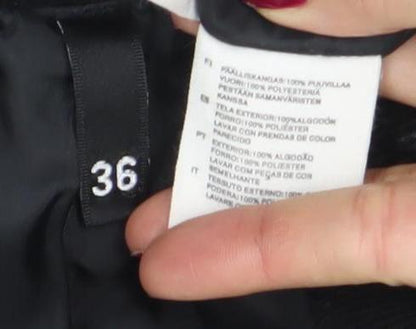 H&M Divided Women's Black Size 8 Corduroy Single-Breasted Blazer