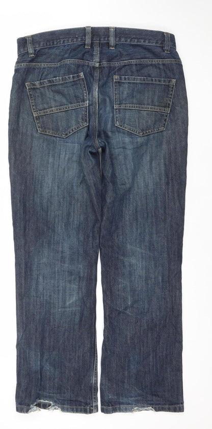 Mens UK Size M NEXT Regular Fit Straight Blue Jeans