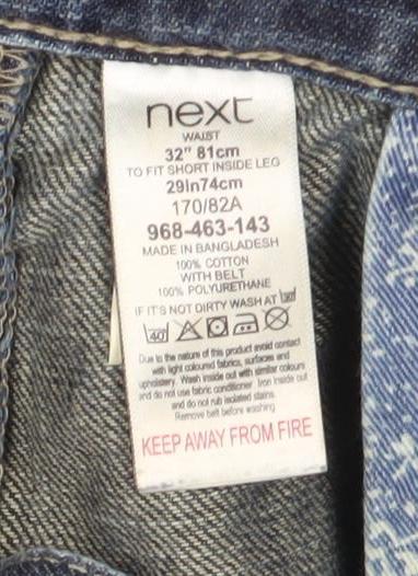 Mens UK Size M NEXT Regular Fit Straight Blue Jeans