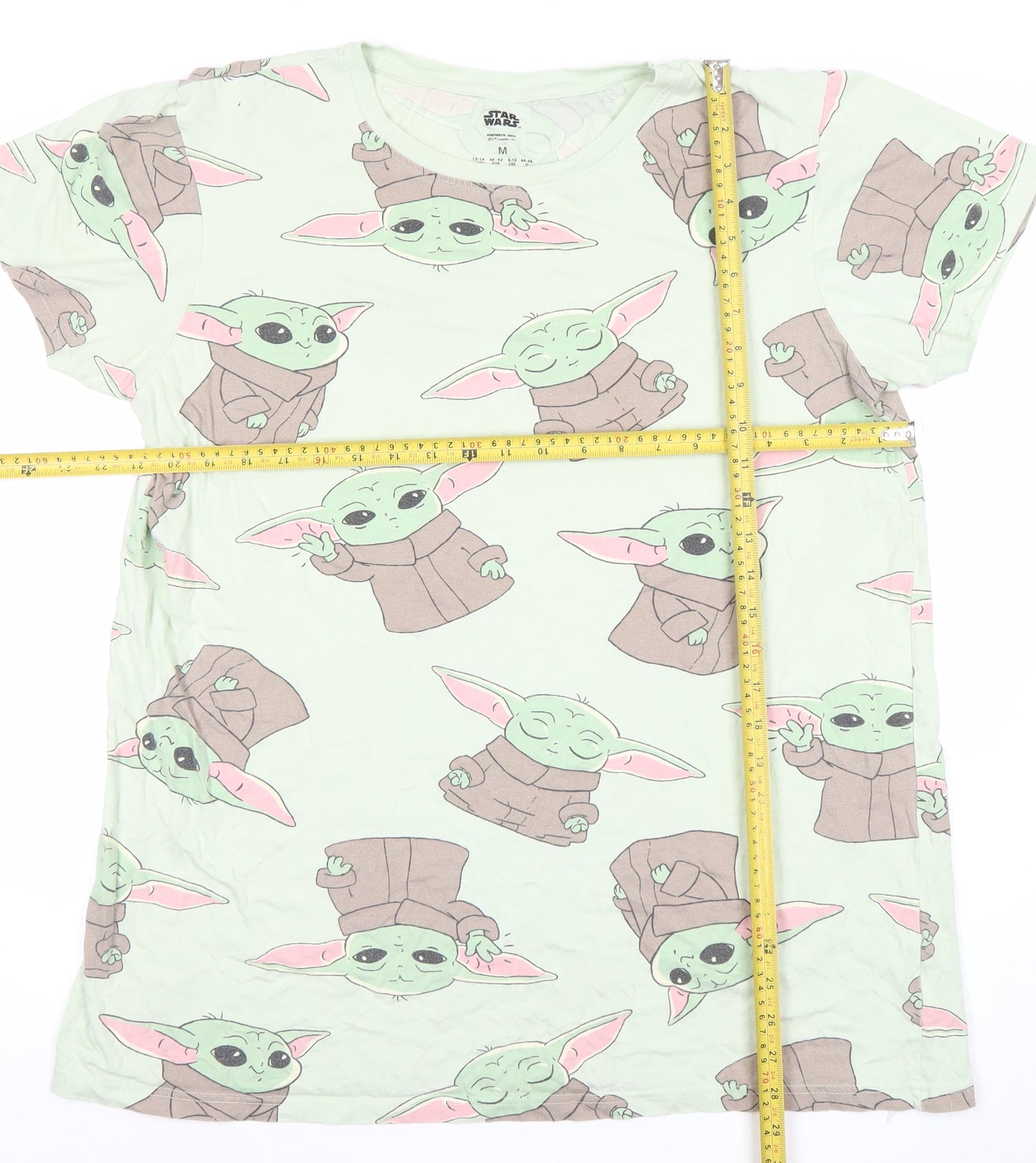 Star Wars Women Green The Child Nightshirt Size M 12-14