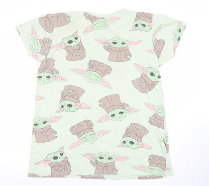 Star Wars Women Green The Child Nightshirt Size M 12-14