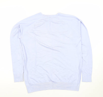Womens UK Size L Dunnes Purple Pullover Jumper