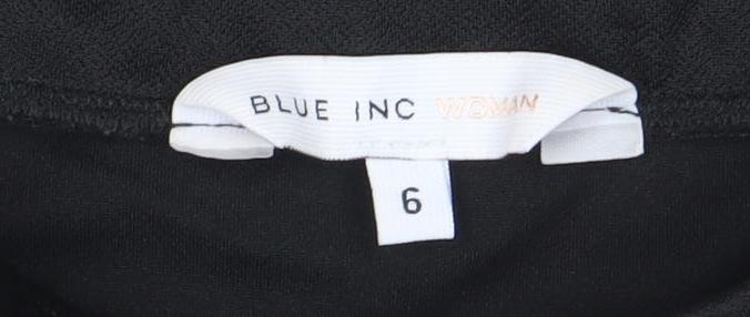 Womens UK Size 6 Blue Inc Straight & Pencil Jersey Skirt
