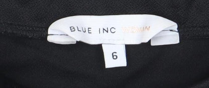 Womens UK Size 6 Blue Inc Straight & Pencil Jersey Skirt