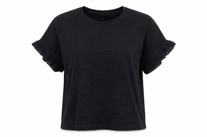 Womens UK Size 26 JWILLIAMS Black Basic T-Shirt