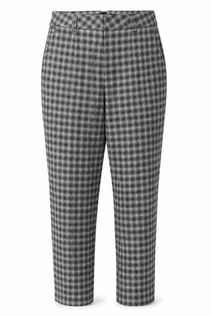 Womens UK Size 8 MORE & MORE Regular Fit Business Casual Workwear Grey Trousers