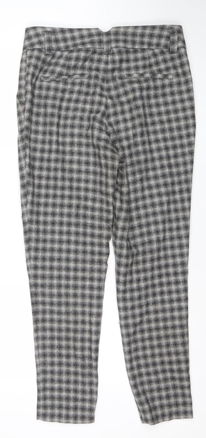 Womens UK Size 8 MORE & MORE Regular Fit Business Casual Workwear Grey Trousers