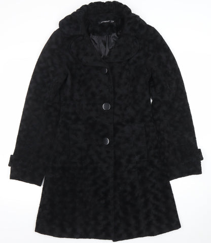 Womens UK Size 10 Atmosphere Black Overcoat