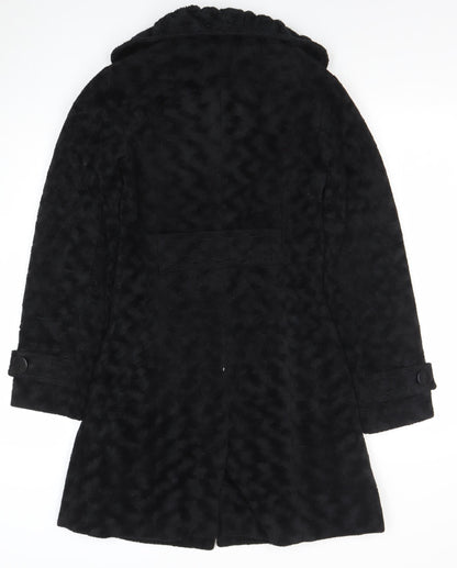 Womens UK Size 10 Atmosphere Black Overcoat