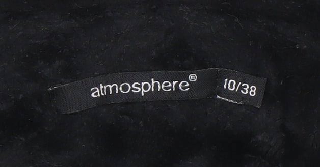 Womens UK Size 10 Atmosphere Black Overcoat