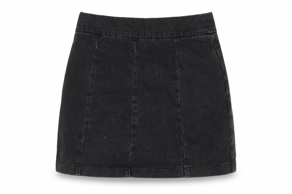 Womens UK Size 8 Topshop A-Line Denim Skirt