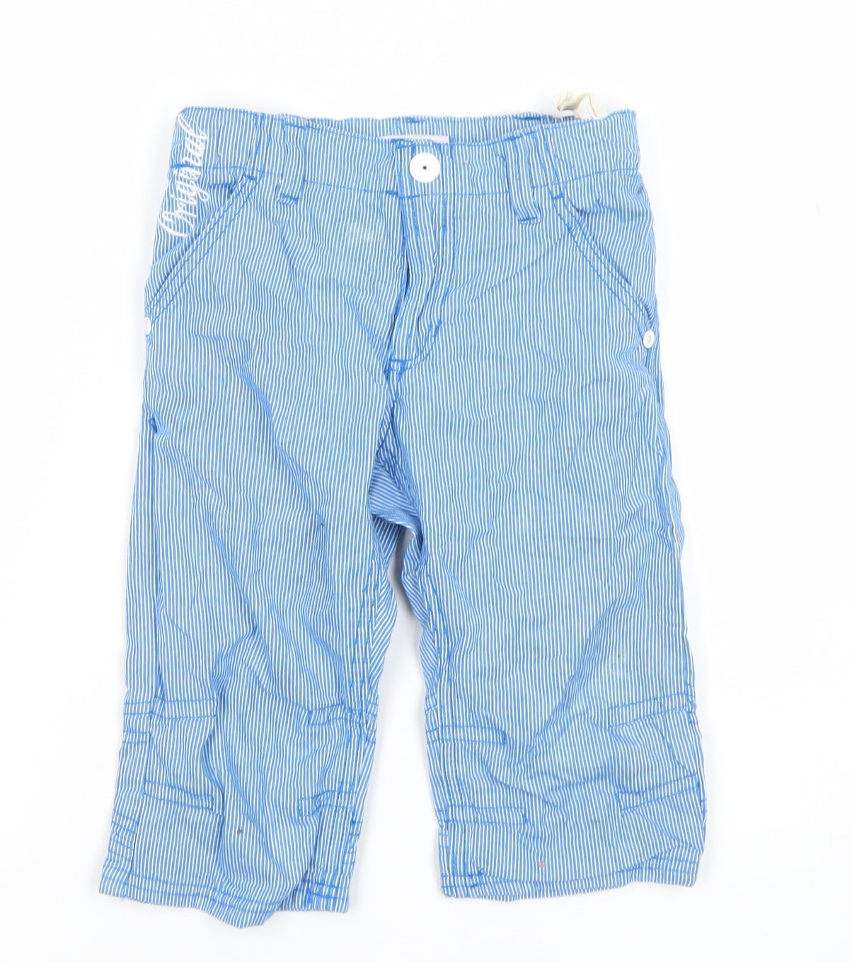 Boys UK Size 6 Years name it Regular Fit Cargo Blue Trousers