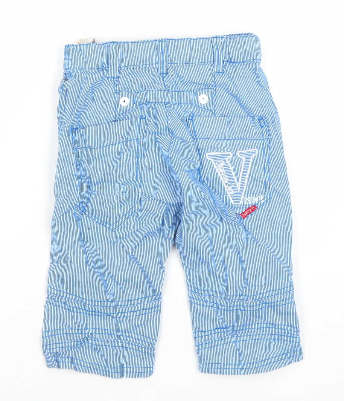 Boys UK Size 6 Years name it Regular Fit Cargo Blue Trousers