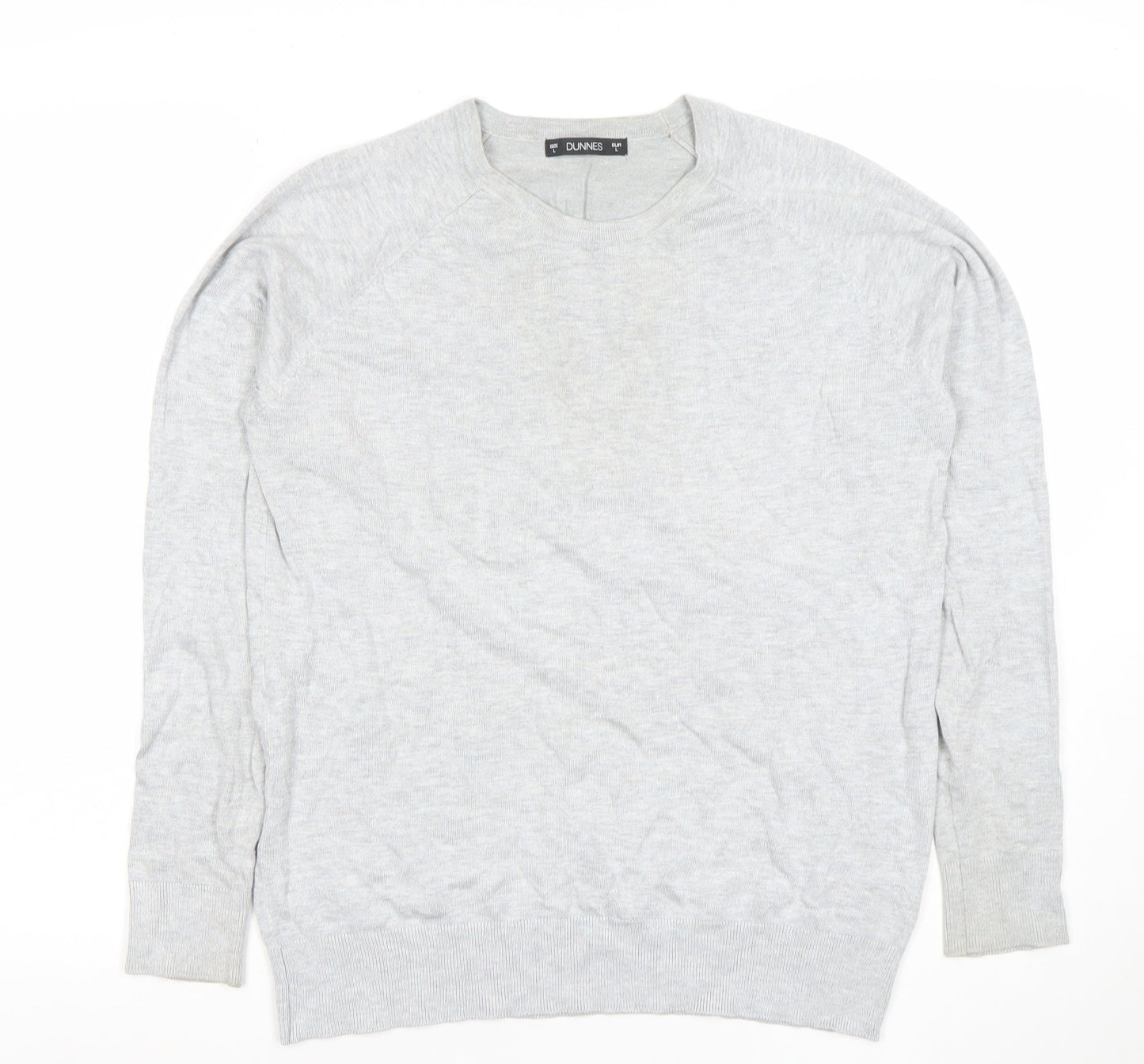 Womens UK Size L Dunnes Grey Pullover Jumper