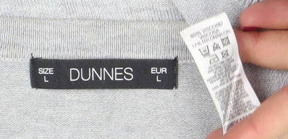 Womens UK Size L Dunnes Grey Pullover Jumper
