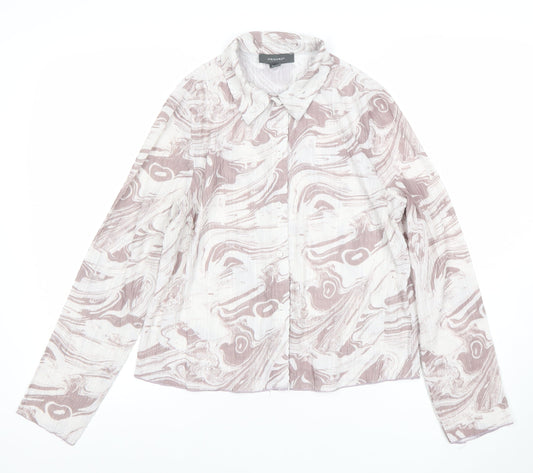 Womens UK Size 10 Primark Multicoloured Basic Button-Up