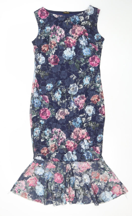 Womens UK Size 12 Cotton Club London Mermaid Dress