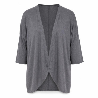 Womens UK Size M Oasis Grey Kimono Blouse