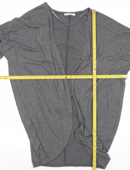 Womens UK Size M Oasis Grey Kimono Blouse