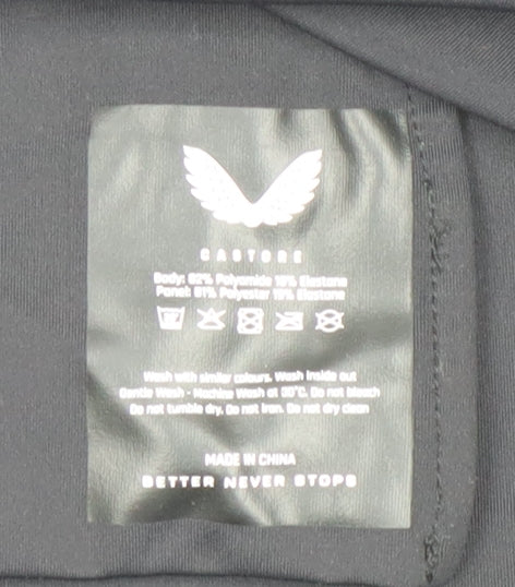 Castore Women's Black XL 1/4 Zip Performance Long Sleeve Top