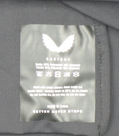 Castore Women's Black XL 1/4 Zip Performance Long Sleeve Top