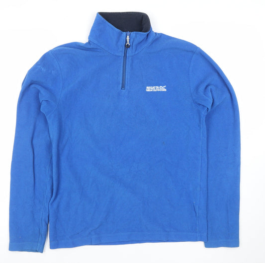 Mens UK Size S Regatta Blue Pullover Sweatshirt