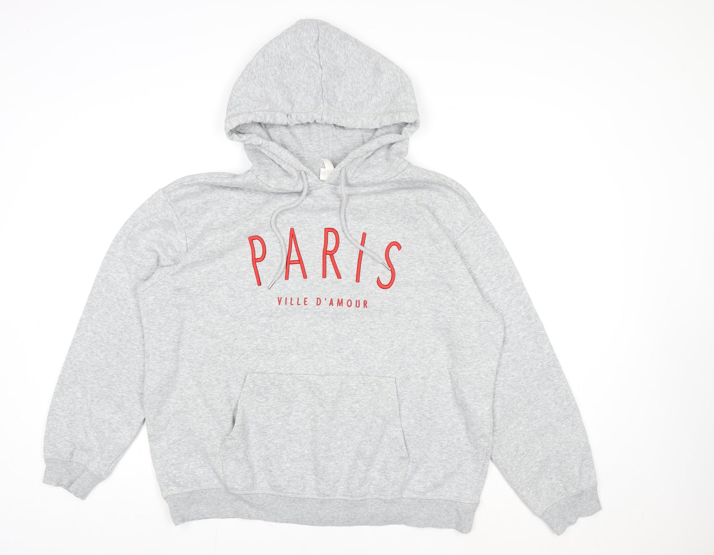 Womens UK Size M H&M Grey Pullover Hoodie