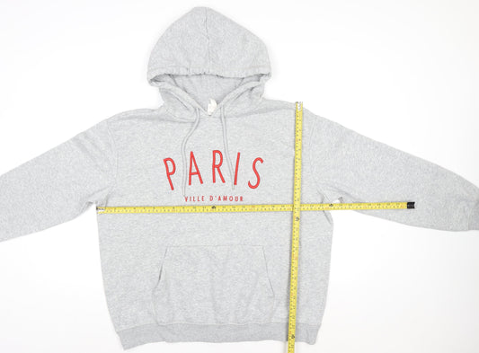 Womens UK Size M H&M Grey Pullover Hoodie