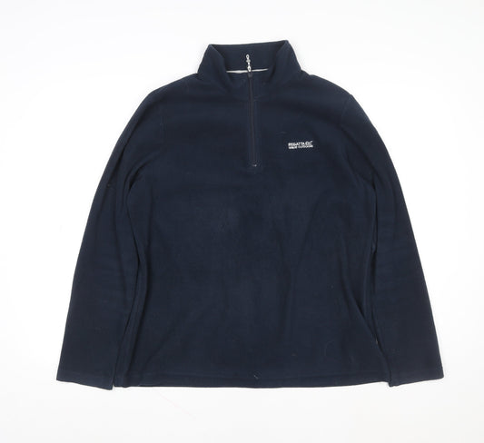 Mens UK Size L Regatta Blue Pullover Sweatshirt