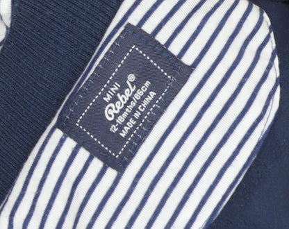 Mini Rebel Unisex Baby Red Hooded Rain Coat Jacket 12-18 Months Water Resistant