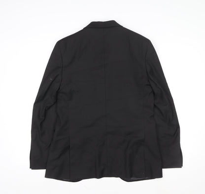 Marks and Spencer Women’s Black Slim Fit Shawl Lapel Tuxedo Jacket Size 12