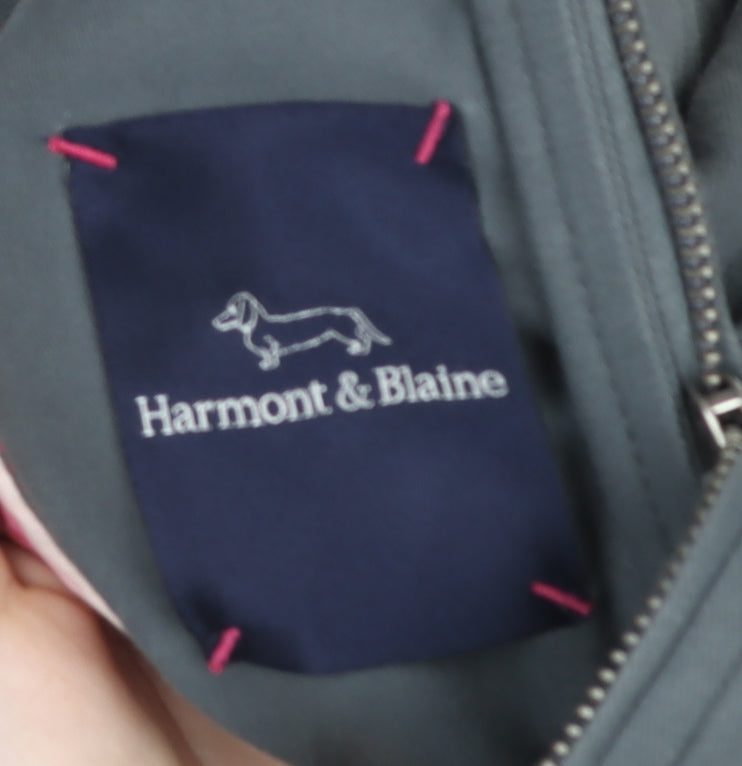 Womens UK Size 12 Harmont & Blaine Grey Parka Coat