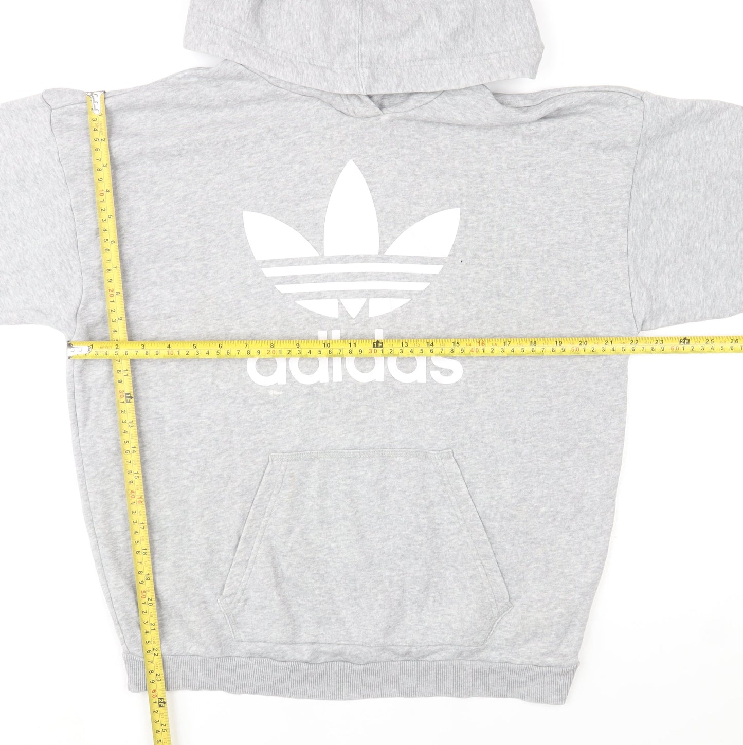Womens UK Size 12 adidas Grey Pullover Hoodie