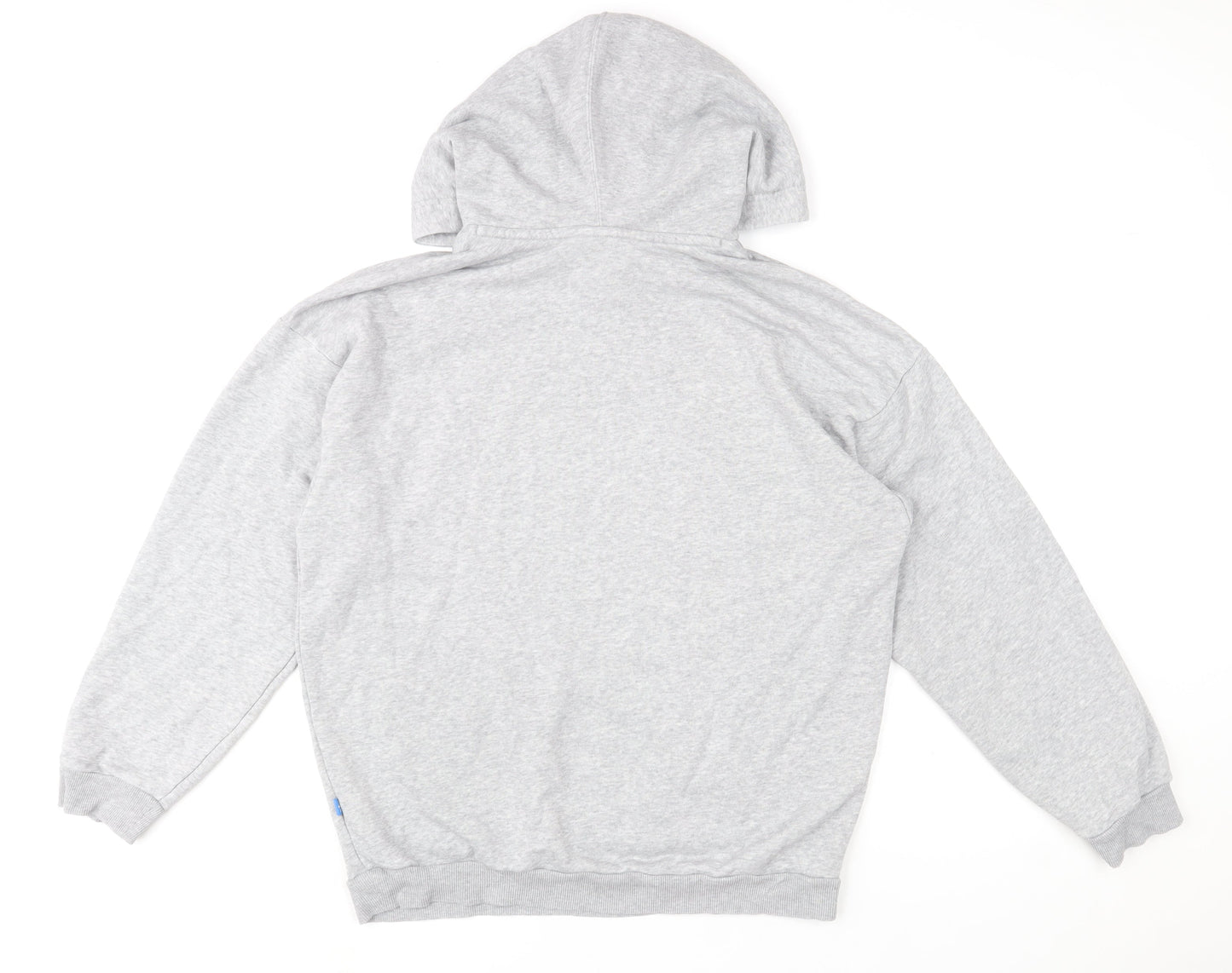 Womens UK Size 12 adidas Grey Pullover Hoodie