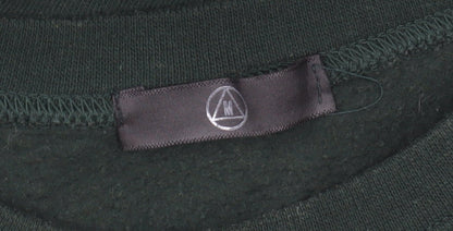 Mens UK Size M Missguided Green Pullover Sweatshirt