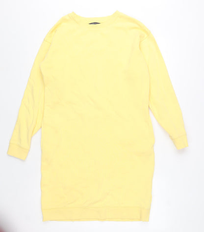 Womens UK Size 6 Marks and Spencer Yellow Pullover Sweatshirt