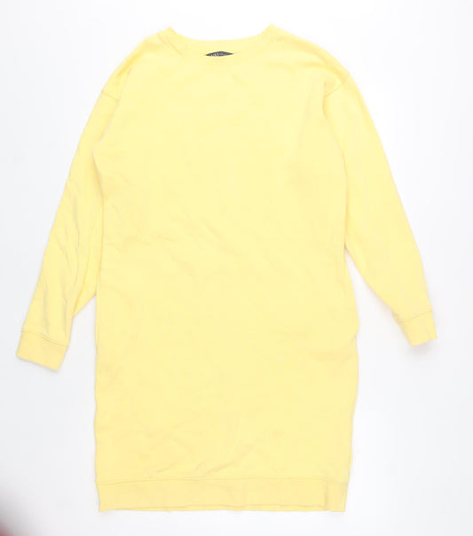 Womens UK Size 6 Marks and Spencer Yellow Pullover Sweatshirt